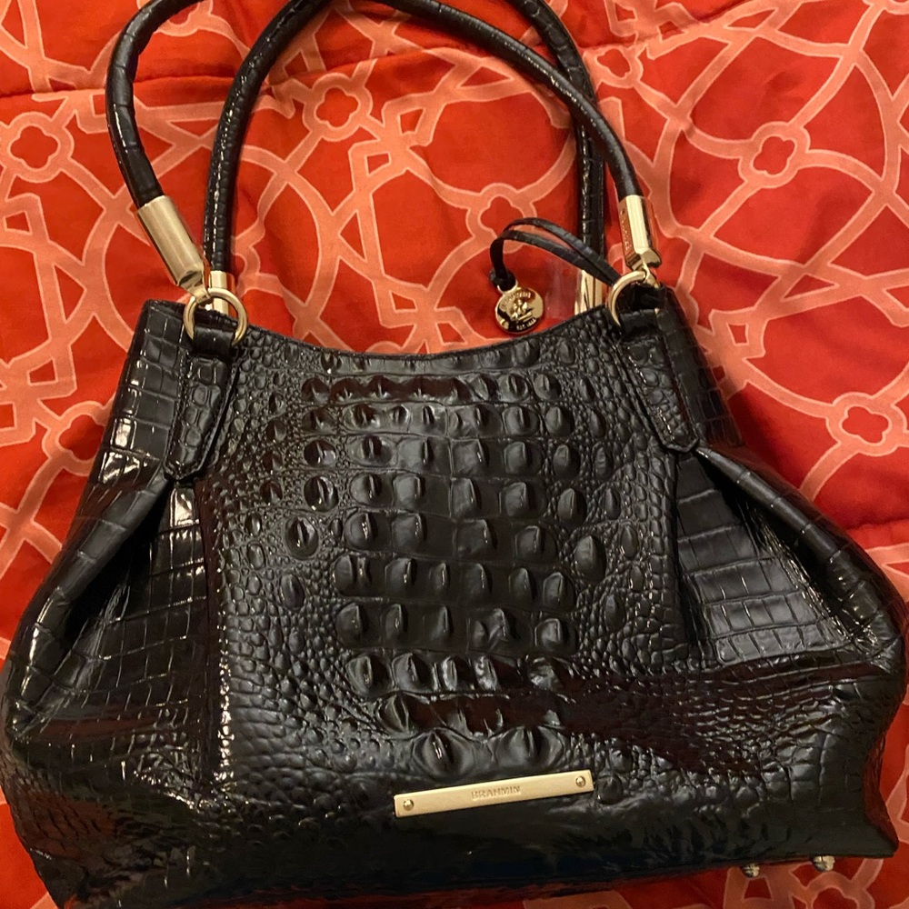 Brahmin 3 Compartment Bag. Hardware Still Wrapped.
